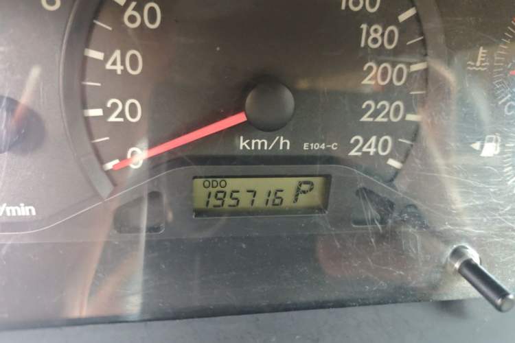 Used Toyota Corolla EX 2011 1.6L Automatic Classic Edition Odometer Close Up