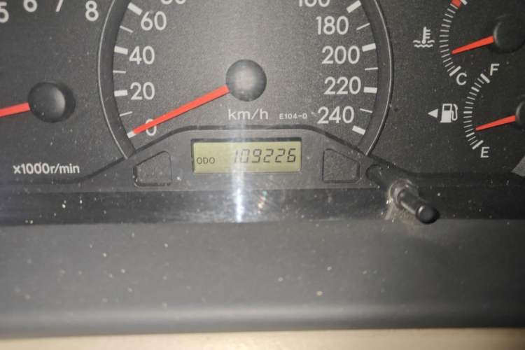 Used Toyota Corolla EX 2011 1.6L Manual Classic Edition Odometer Close Up