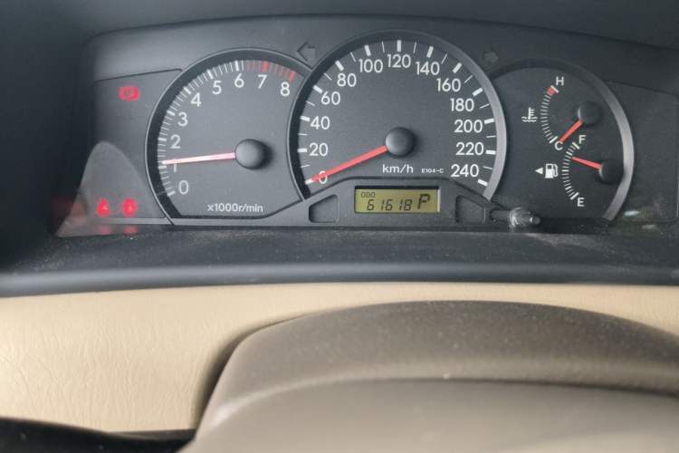 Used Toyota Corolla EX 2011 1.6L Automatic Classic Edition Odometer Close Up