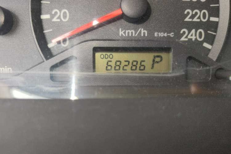 Used Toyota Corolla EX 2011 1.6L Automatic Classic Edition Odometer Close Up