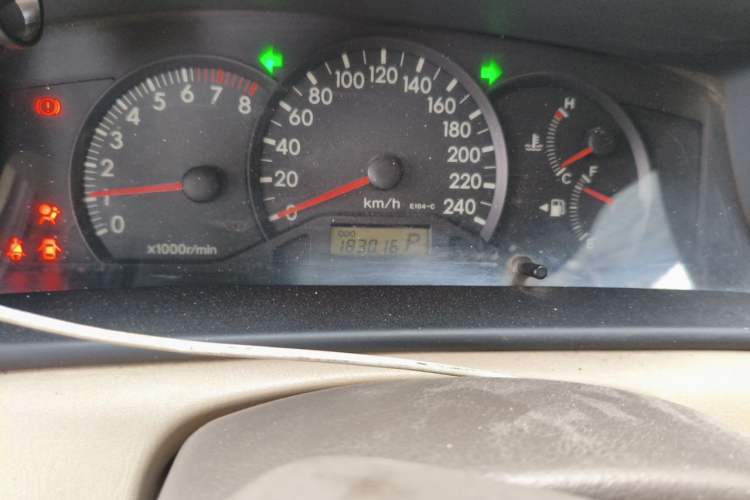 Used Toyota Corolla EX 2011 1.6L Automatic Classic Edition Odometer Close Up