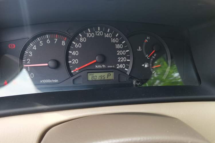Used Toyota Corolla EX 2011 1.6L Automatic Classic Edition Odometer Close Up