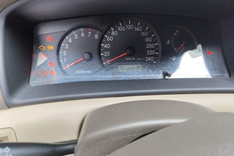 Used Toyota Corolla EX 2011 1.6L Automatic Classic Edition Odometer Close Up