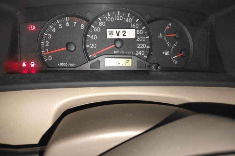 Used Toyota Corolla EX 2011 1.6L Automatic Classic Edition Odometer Close Up
