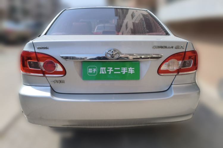 Used Toyota Corolla EX 2011 1.6L Manual Classic Edition Rear