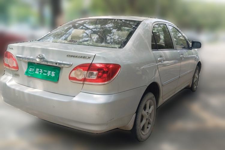 Used Toyota Corolla EX 2011 1.6L Automatic Classic Edition Rear Right 45 Deg