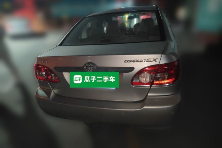 Used Toyota Corolla EX 2011 1.6L Automatic Classic Edition Rear