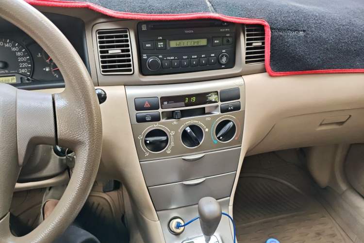 Used Toyota Corolla EX 2011 1.6L Automatic Classic Edition Audio And AC Panel