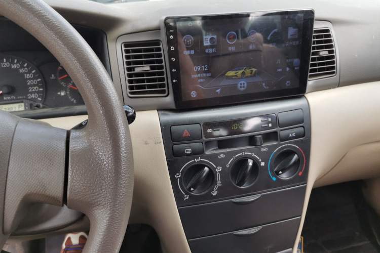 Used Toyota Corolla EX 2011 1.6L Automatic Classic Edition Audio And AC Panel