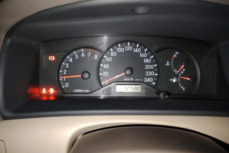 Used Toyota Corolla EX 2011 1.6L Manual Luxury Edition Instrument Cluster