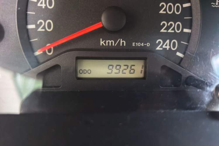 Used Toyota Corolla EX 2011 1.6L Manual Special Offer Version Odometer Close Up
