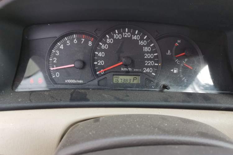 Used Toyota Corolla EX 2011 1.6L Automatic Classic Edition Odometer Close Up