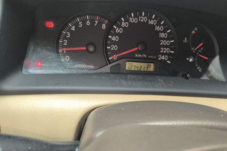 Used Toyota Corolla EX 2011 1.6L Automatic Classic Edition Odometer Close Up