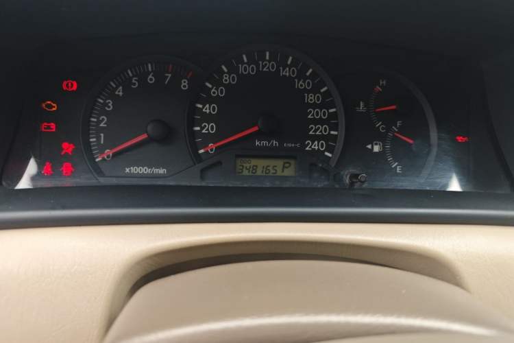 Used Toyota Corolla EX 2011 1.6L Automatic Classic Edition Odometer Close Up