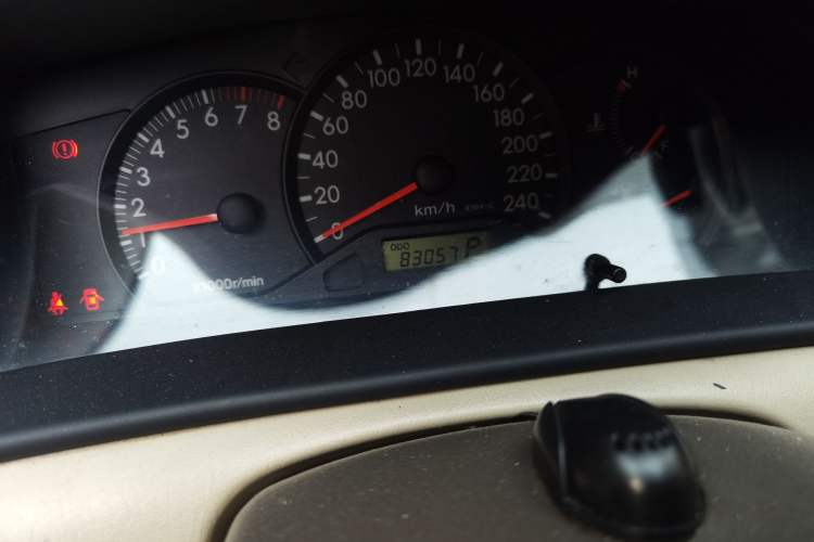 Used Toyota Corolla EX 2011 1.6L Automatic Classic Edition Odometer Close Up