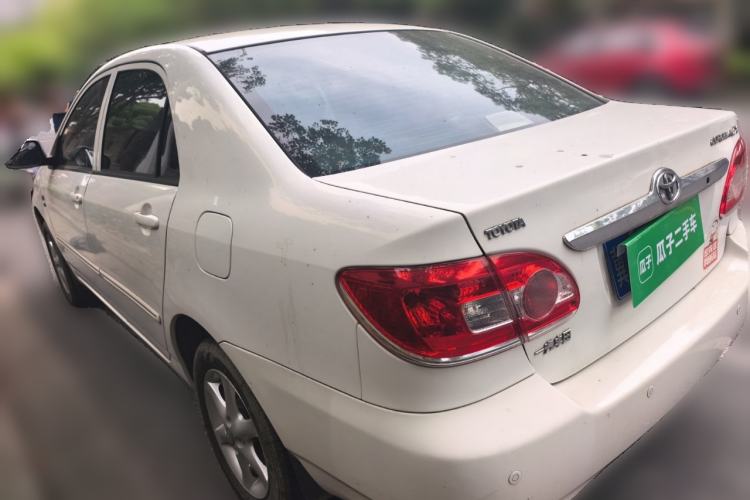 Used Toyota Corolla EX 2011 1.6L Manual Special Offer Version Rear Left 45 Deg