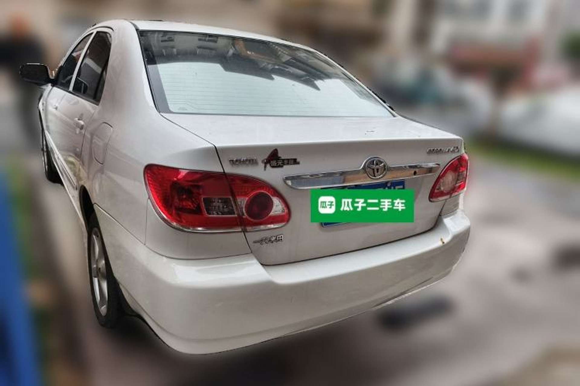 Used Toyota Corolla EX 2011 1.6L Manual Classic Edition Rear Left 45 Deg