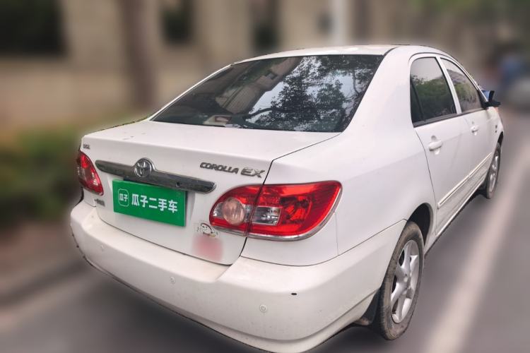 Used Toyota Corolla EX 2011 1.6L Manual Special Offer Version Rear Right 45 Deg