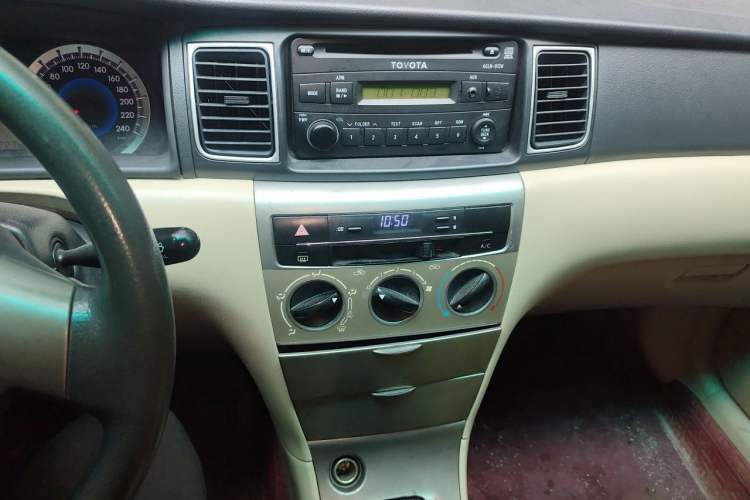 Used Toyota Corolla EX 2013 1.6L Manual Value Edition Audio And AC Panel