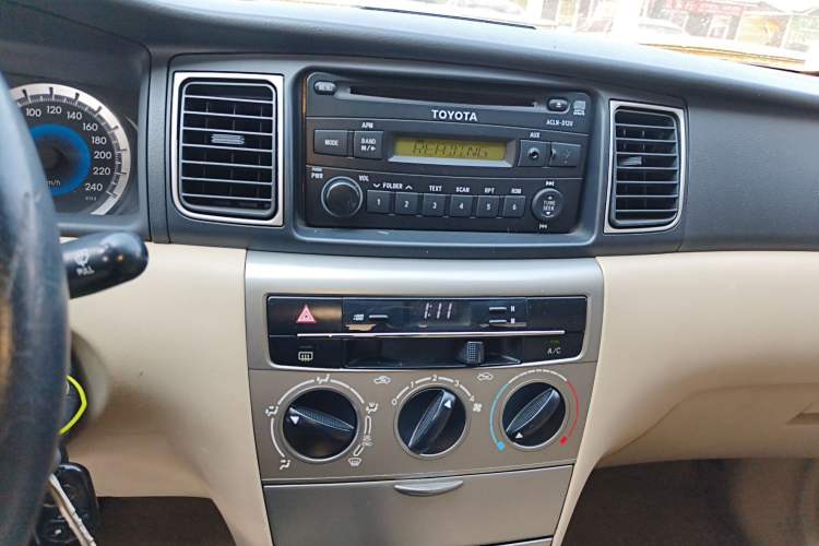 Used Toyota Corolla EX 2013 1.6L Manual Excellence Edition Audio And AC Panel