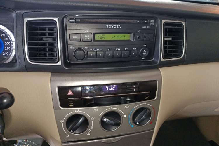 Used Toyota Corolla EX 2013 1.6L Automatic Excellence Edition Audio And AC Panel