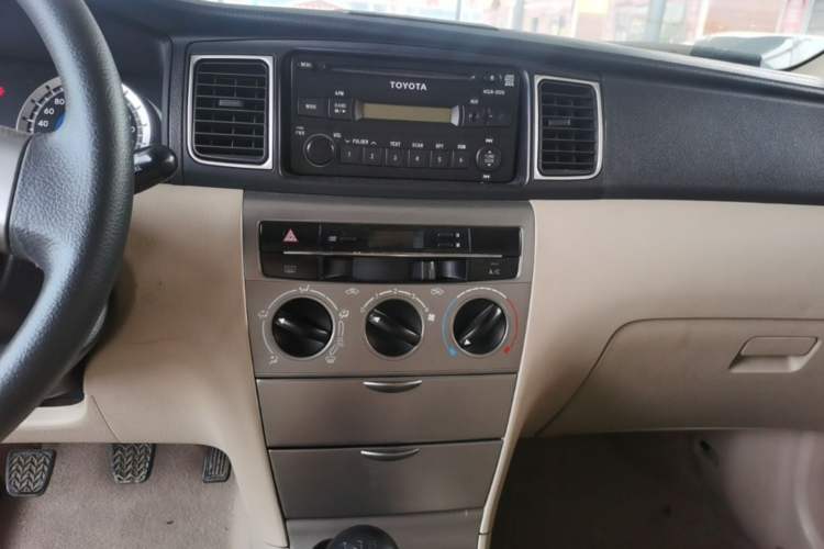 Used Toyota Corolla EX 2013 1.6L Manual Excellence Edition Audio And AC Panel