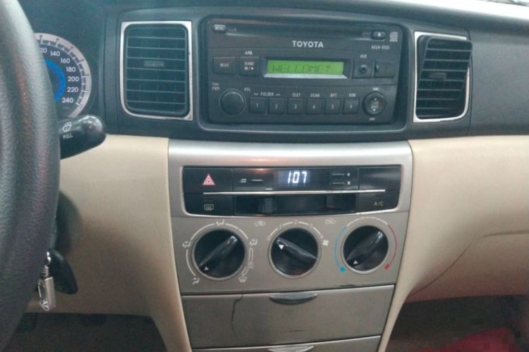 Used Toyota Corolla EX 2013 1.6L Manual Excellence Edition Audio And AC Panel