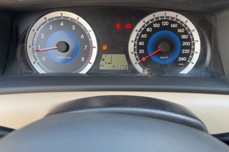 Used Toyota Corolla EX 2013 1.6L Manual Luxury Edition Odometer Close Up