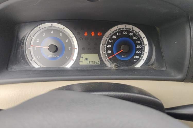 Used Toyota Corolla EX 2013 1.6L Manual Excellence Edition Odometer Close Up