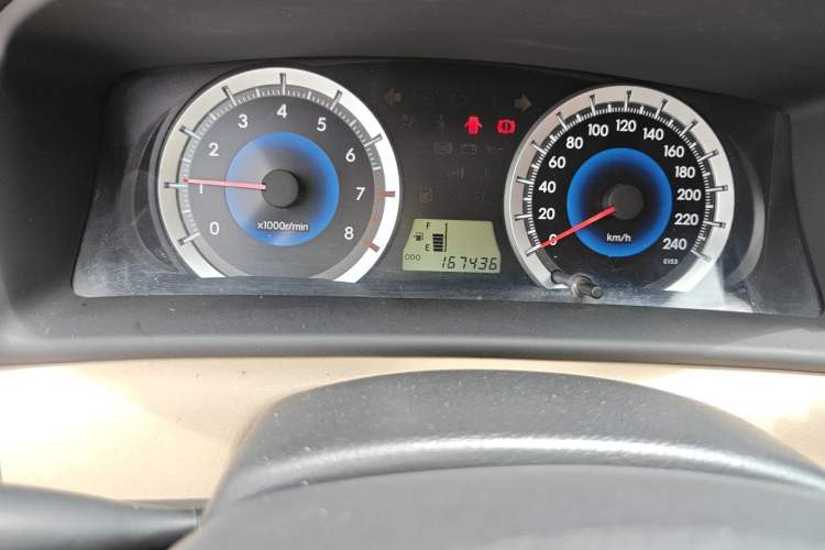 Used Toyota Corolla EX 2013 1.6L Manual Excellence Edition Odometer Close Up