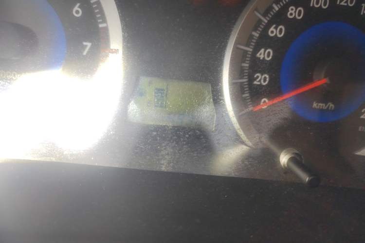 Used Toyota Corolla EX 2013 1.6L Manual Luxury Edition Odometer Close Up