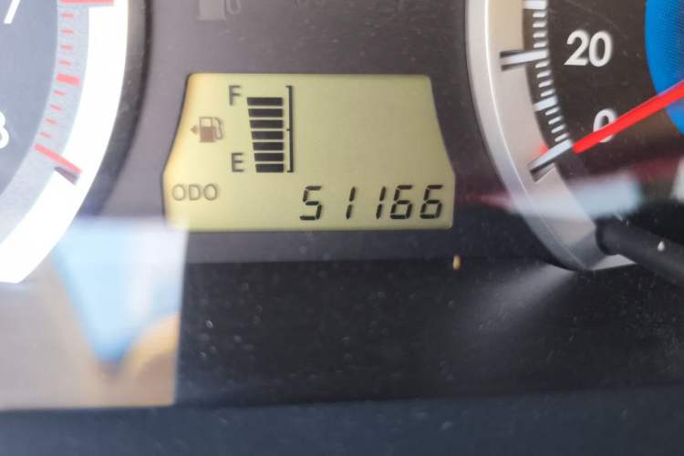 Used Toyota Corolla EX 2013 1.6L Manual Excellence Edition Odometer Close Up