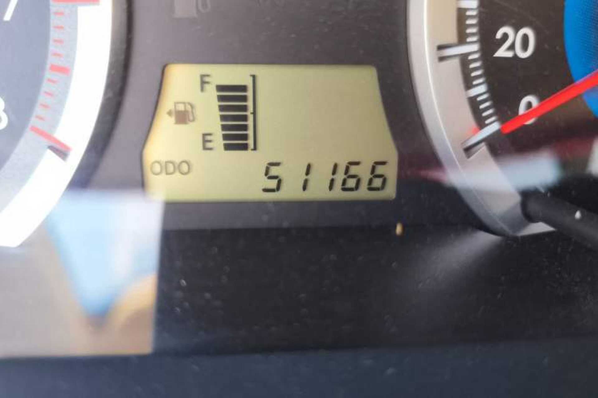 Used Toyota Corolla EX 2013 1.6L Manual Excellence Edition Odometer Close Up
