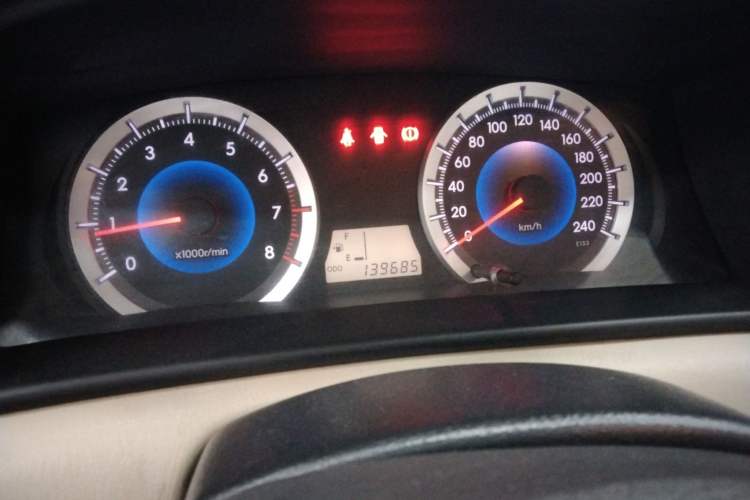 Used Toyota Corolla EX 2013 1.6L Manual Excellence Edition Odometer Close Up