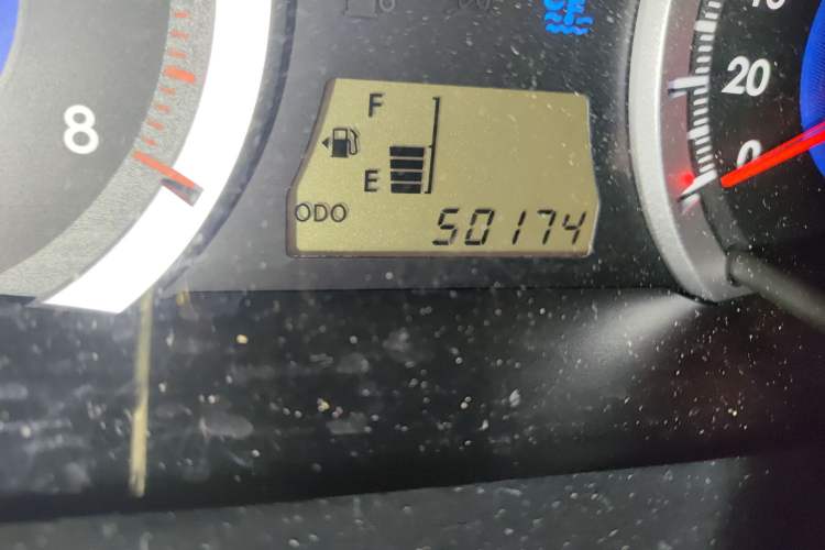 Used Toyota Corolla EX 2013 1.6L Manual Luxury Edition Odometer Close Up