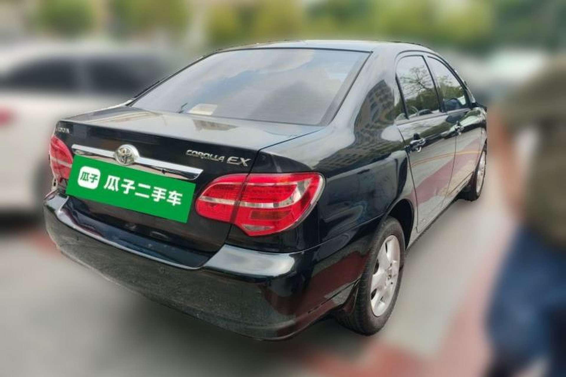 Used Toyota Corolla EX 2013 1.6L Automatic Luxury Edition Rear Right 45 Deg