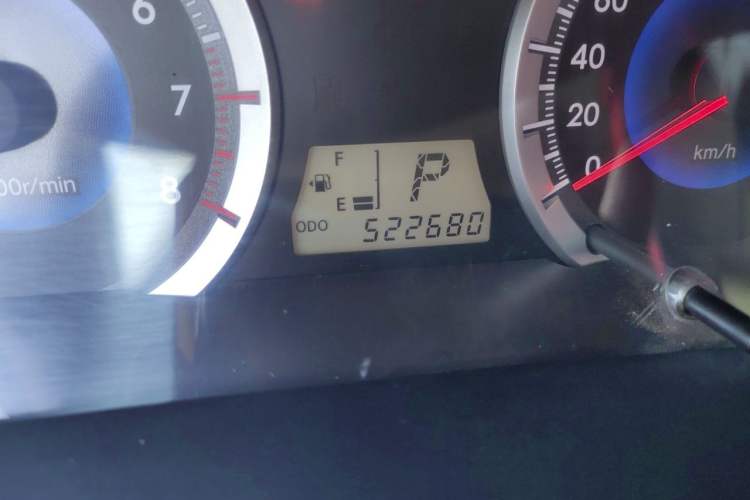 Used Toyota Corolla EX 2013 1.6L Automatic Excellence Edition Odometer Close Up