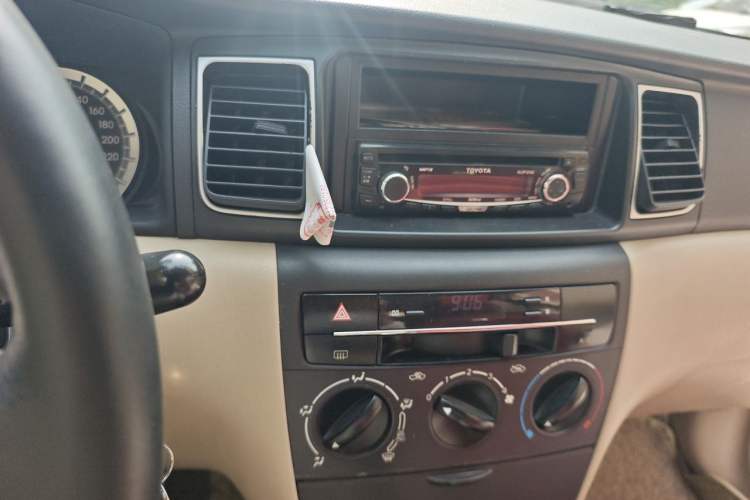 Used Toyota Corolla EX 2013 1.6L Manual Value Edition Audio And AC Panel