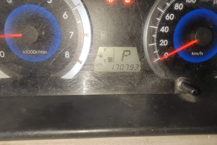Used Toyota Corolla EX 2013 1.6L Automatic Excellence Edition Odometer Close Up