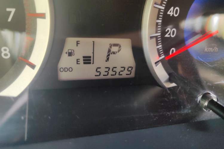 Used Toyota Corolla EX 2013 1.6L Automatic Excellence Edition Odometer Close Up