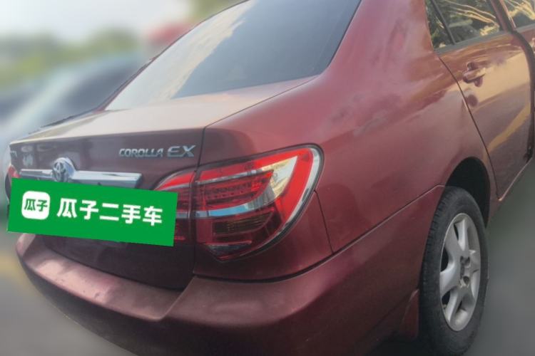 Used Toyota Corolla EX 2013 1.6L Automatic Excellence Edition Rear Right 45 Deg