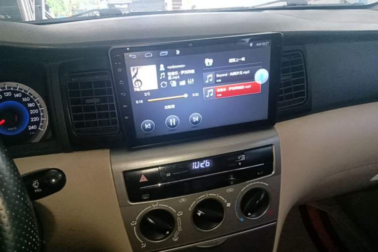 Used Toyota Corolla EX 2013 1.6L Automatic Excellence Edition Audio And AC Panel