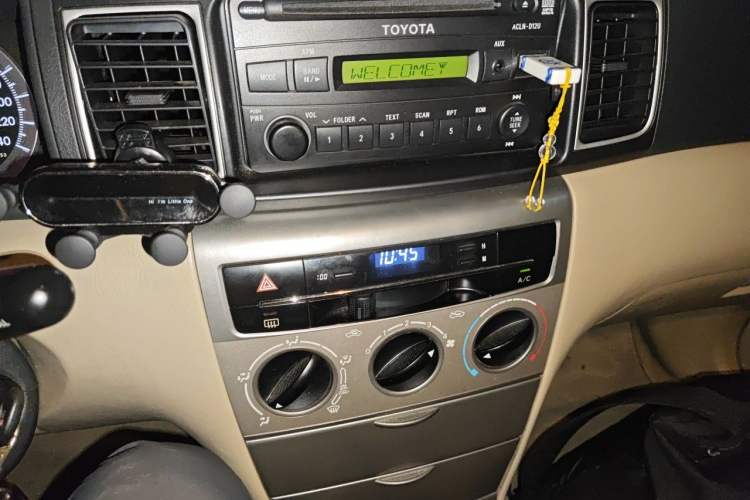 Used Toyota Corolla EX 2013 1.6L Manual Excellence Edition Audio And AC Panel