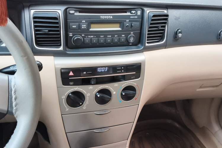 Used Toyota Corolla EX 2013 1.6L Manual Excellence Edition Audio And AC Panel