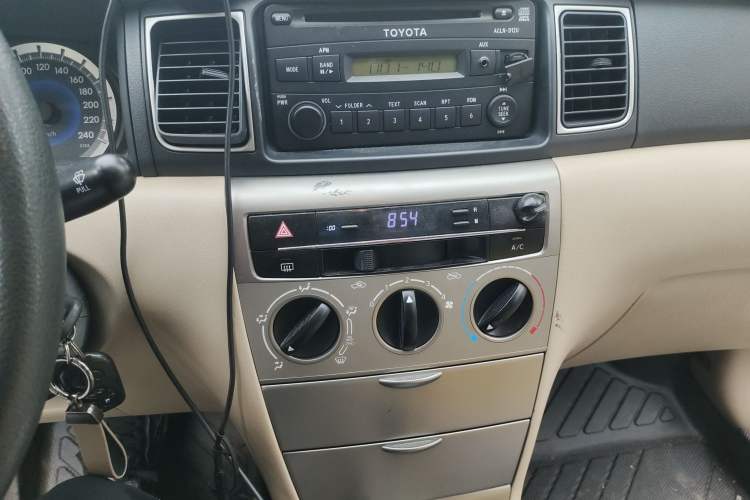 Used Toyota Corolla EX 2013 1.6L Automatic Excellence Edition Audio And AC Panel
