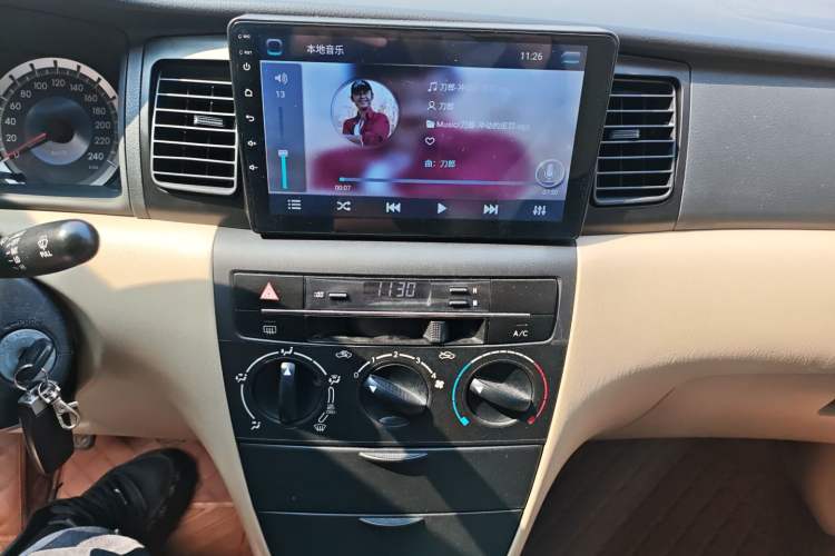 Used Toyota Corolla EX 2013 1.6L Manual Value Edition Audio And AC Panel