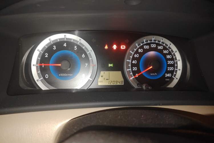 Used Toyota Corolla EX 2013 1.6L Manual Luxury Edition Instrument Cluster