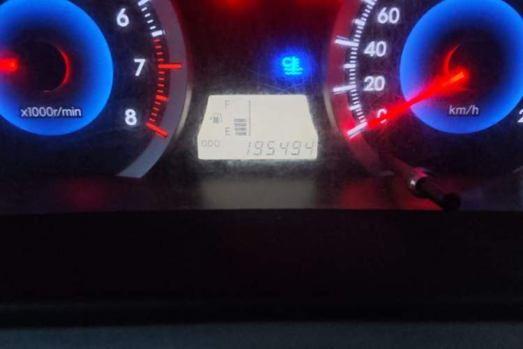 Used Toyota Corolla EX 2013 1.6L Manual Excellence Edition Odometer Close Up