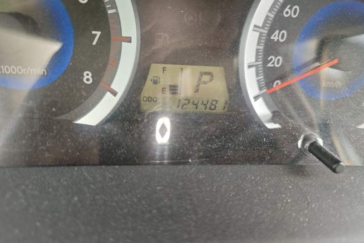 Used Toyota Corolla EX 2013 1.6L Automatic Excellence Edition Odometer Close Up