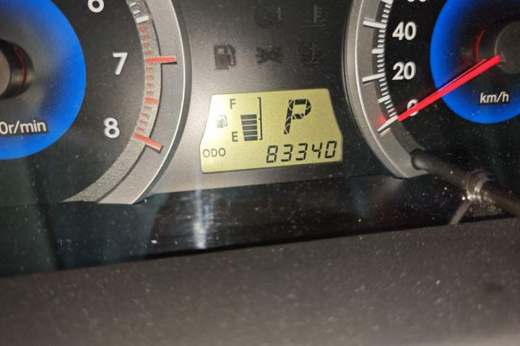 Used Toyota Corolla EX 2013 1.6L Automatic Excellence Edition Odometer Close Up